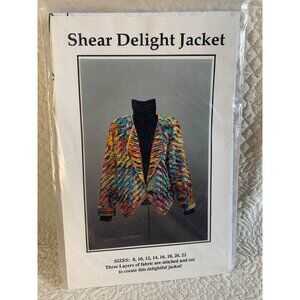Shear delight Womens Jacket Pattern sz 8 to 22 - uncut